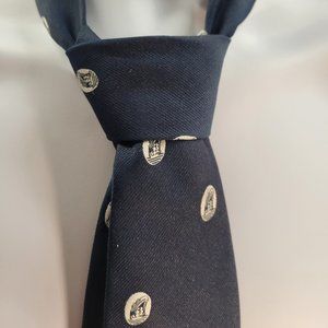 VINTAGE PINTAIL POLYESTER TIE NECKTIE BLUE